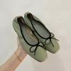 Women Flat Heel Shoes Female Flats Casual Ballet Dancing Shoes Foldable Sole Boat Shoes Summer Slip on Slipper Mules
