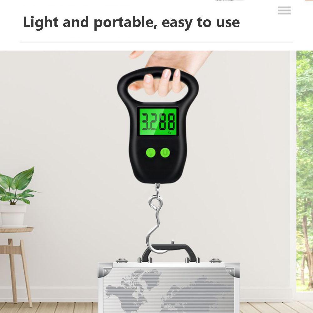 Electronic Weights Pocket Digital Scales 50kg Hanging Scale for Fishing Luggage