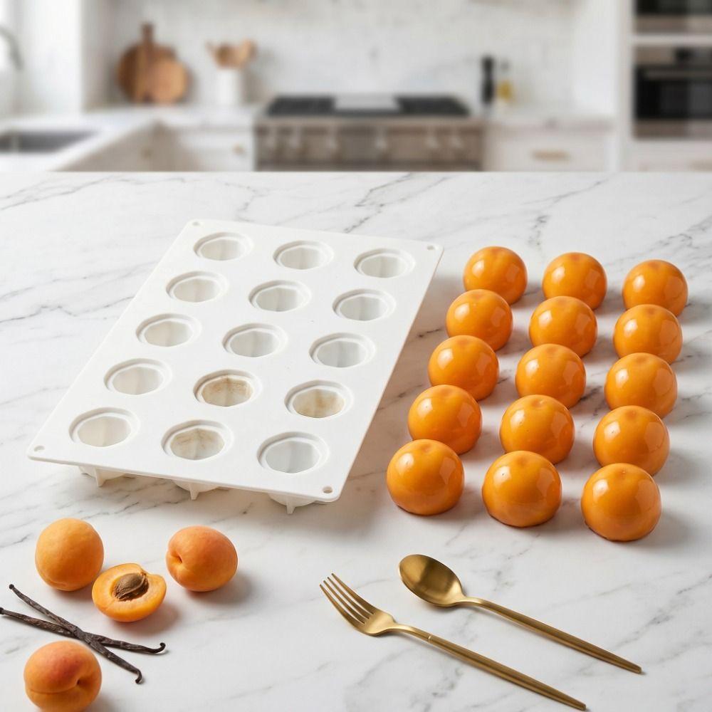 Heat Resistant Silicone Mousse Mold Easy Release Fruit Shape Mold Baking Mold Tray Mousse Making