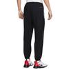 Nike Contrast Logo Print Drawstring Knit Joggers Men Bottoms Black DR2169-010