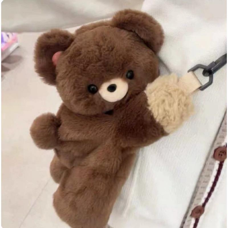 Wholesale Little Penguin Lamb Lying Bag Cute Plush Bag Backpack Doll Crossbody Cute Cartoon