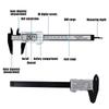 NEW Digital Caliper 6 inch Electronic Vernier Caliper 100mm Calliper Micrometer Digital Ruler Measuring Tool 150mm 0.1mm