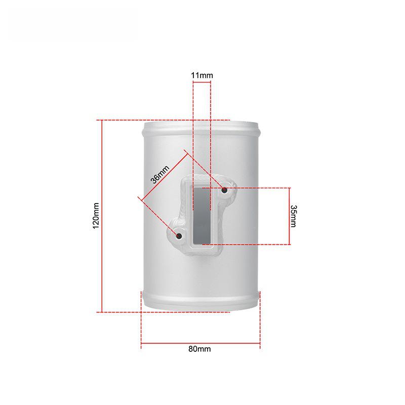 Intake Air Flow Meter Adapter for Honda, Ford, Nissan (76MM)