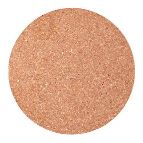 Good-L Cork Coasters, Round (Smooth Double-Polished Finish) [Diameter 90mm, Thickness 3.5mm / Pack of 30]