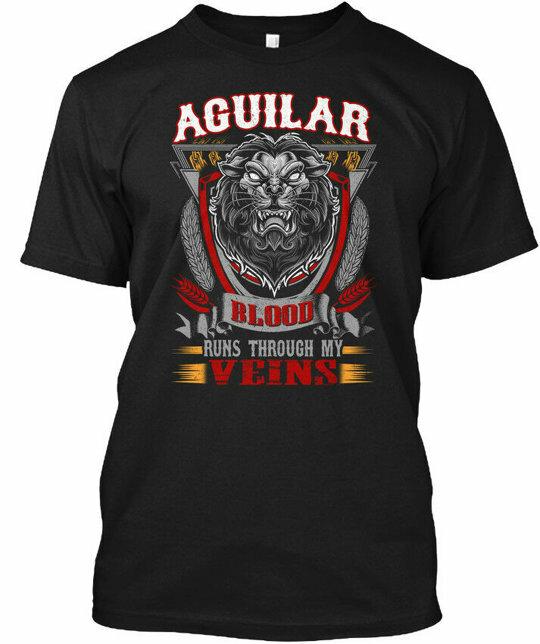 Aguilar Blood Thru My Veins Runs Through T-Shirt S