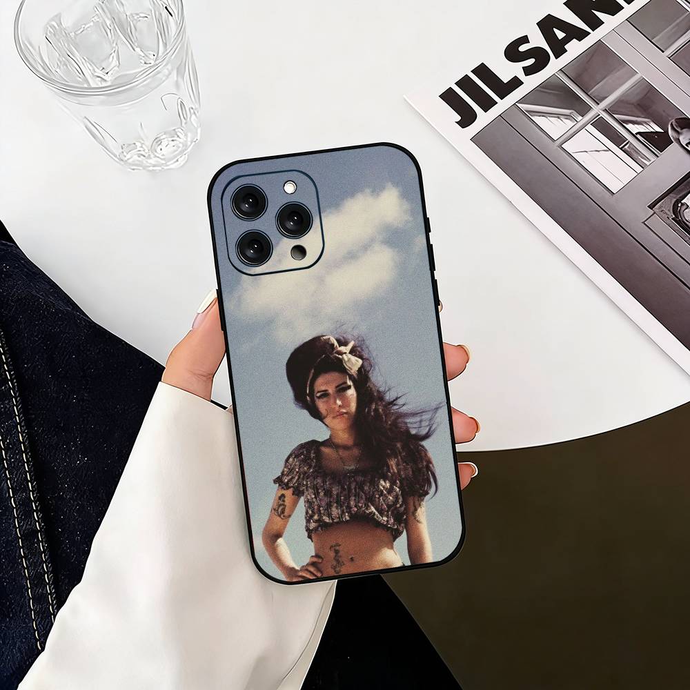 

A-Эми Уайнхаус Чехол для телефона Силиконовый Мягкий Для IPhone 17 16 15 14 13 12 11 X XR Plus Pro Max Plus iPhone15pro