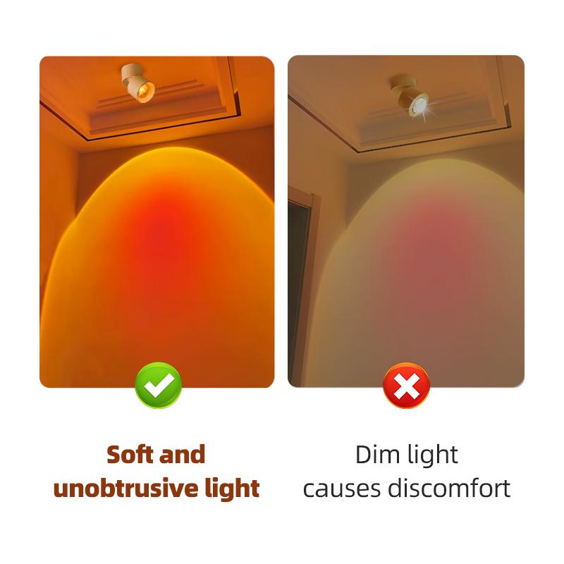 Led Downlight Spot Down Light AC 110V-220V COB Sunset Spotlight Surface recessed Ceiling Lamp for Home Decor Living Room Hallway