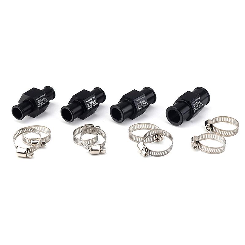 Black Water Temperature Gauge Radiator Temperature Water Temperature Connector Pipe Sensor 16Mm 18Mm 20Mm 22Mm Hose Adapter