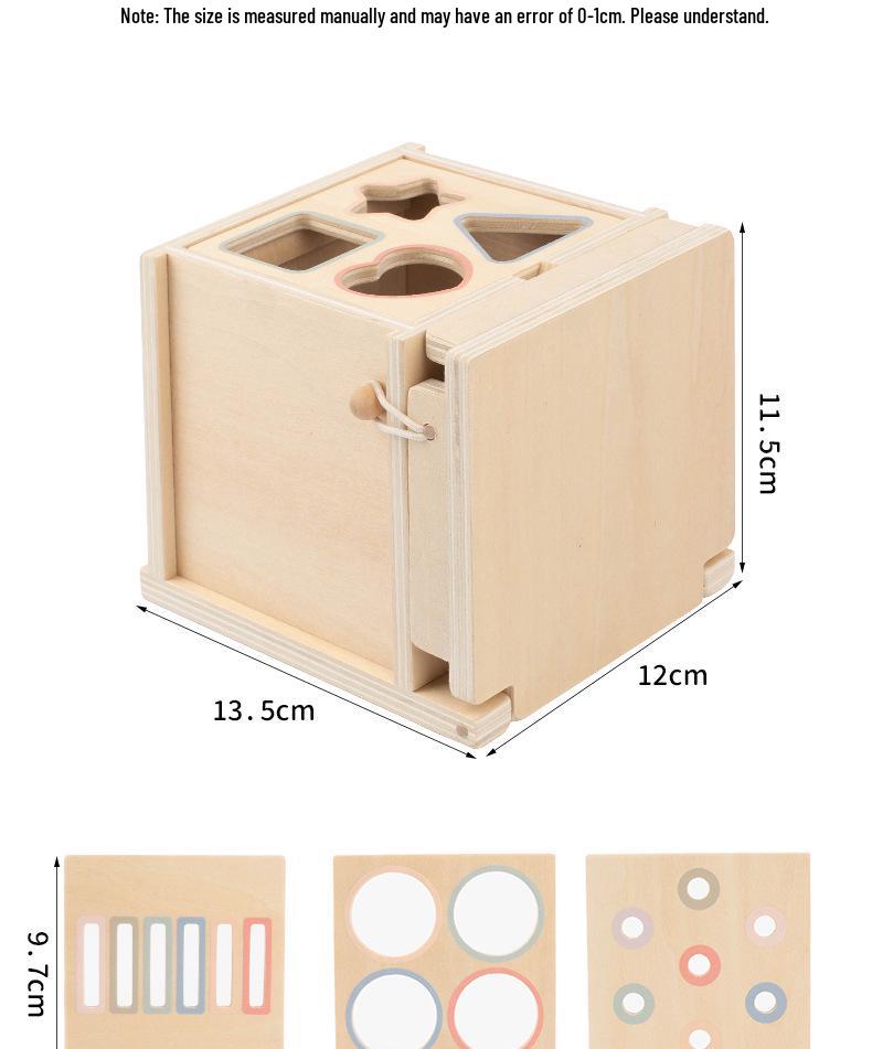 Montessori Early Education Shape & Color Sorting Building Blocks for Children
