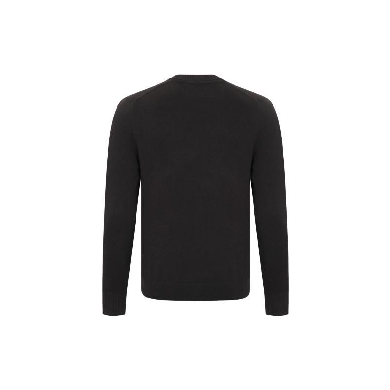 Calvin Klein Logo Print Knit Sweater Men Tops Black J319386-BEH