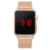 The electronic watch with a simple, elegant, fashionable and light luxury alloy strap is suitable for giving as a gift