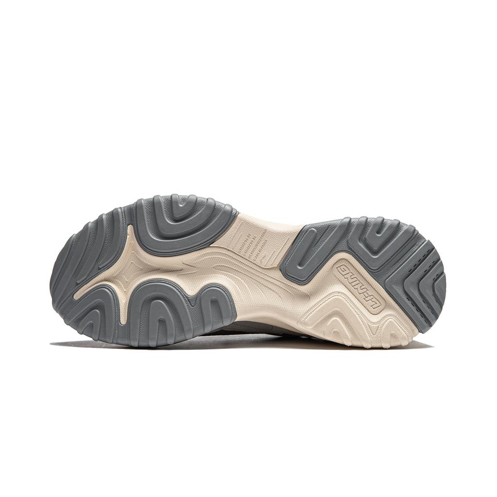 New LiNing Churu Anti-Slip Wear-Resistant Low-Top Casual Shoes Men's Moon Plate Gray AGCU191-6