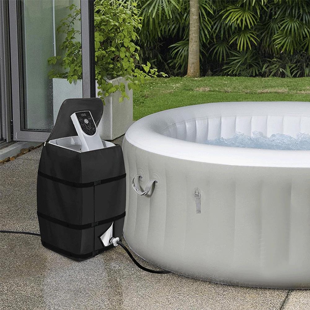 Wanny z hydromasażem Podgrzewacze Spa Pokrywa pompy Praktyczna pełna osłona ochronna do wewnątrz i na zewnątrz pompy ciepłej wody