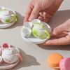 Chinese Style Mini Ceramic Teapot Ornaments Traditional Smooth Milk Tea Lid Accessories Exquisite Ceramic Cat Ear Pot Home Decor