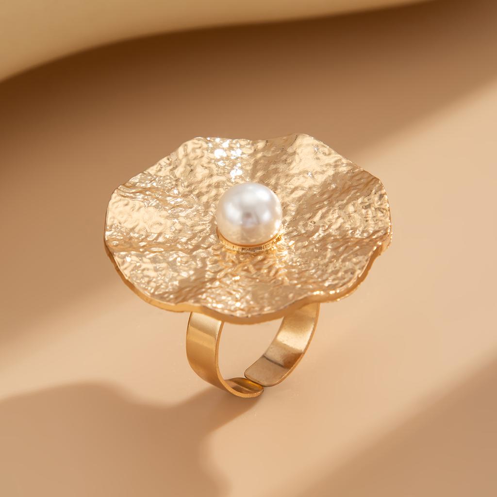 Ingemark 18 Styles Vintage Punk Petal Flowers Rings for Women 2026 Trend Goth Geometric Adjustable Rings New Year Party Jewelry