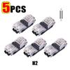 10/1pcs Wire Connectors Low Voltage Wire Connectors Solid Connection T Tap Wire Connectors T Type 2 Pin Wires Splicing Connector