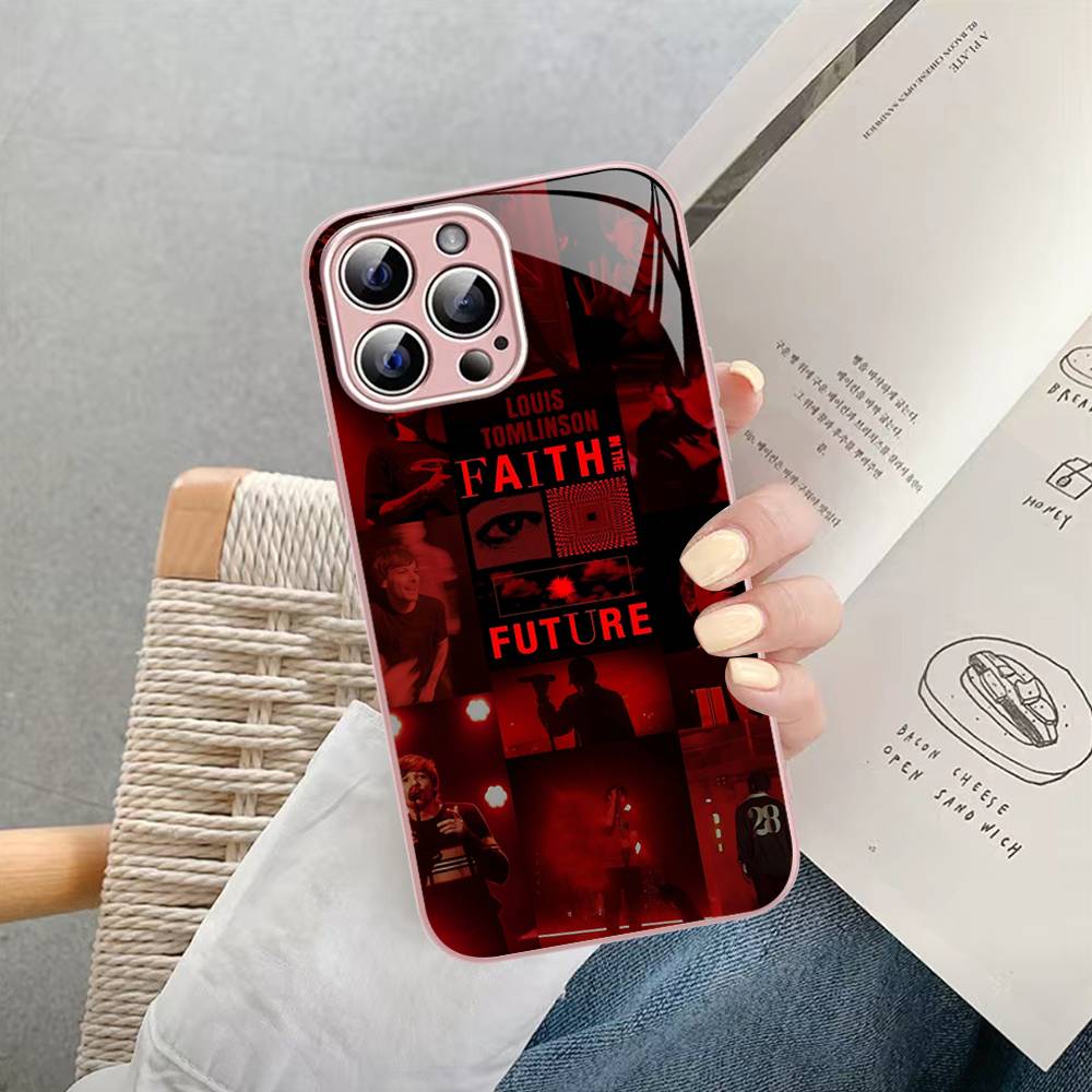 L-Luis M-Miguel Singer For IPhone 14 13 12 Mini 11 Pro XS Max X XR 14 Plus Tempered Glass Cover