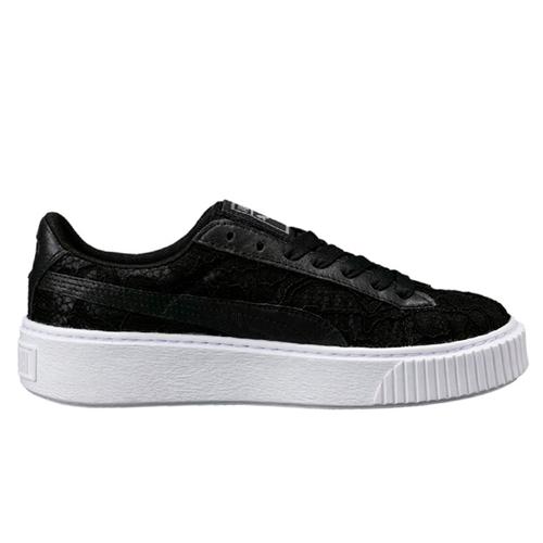 PUMA Basket Platform Fo Black Womens 364091-02