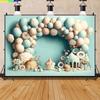 Vinyl Custom Birthday Newborn Photography Backdrops Prop Air Balloon Portrait Party Baby Shower Photo Studio Background BB-09