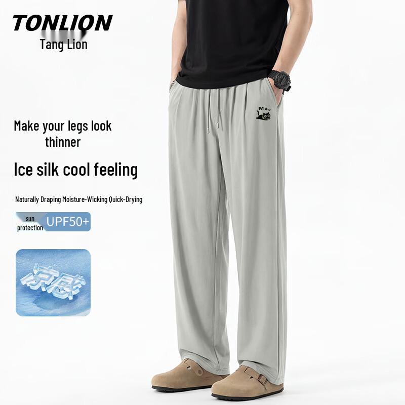 TonLion Men s JTS Summer Straight-Leg Casual Pants L