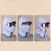 Full Coverage Ski Mask With Goggles Windproof Full Face Covers Lined Thicken Trapper Hat For Skiing Snowboarding Cycling