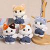 Decoration Cat Plush Pendant Kawaii Bag Hanging Charm Keyring Kitten Keychain  Room Decor