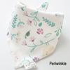 Pure Cotton Baby Drool Bib: Double-Layer Triangle Scarf with Snap Closure, Anti-Spit Up for Newborns
