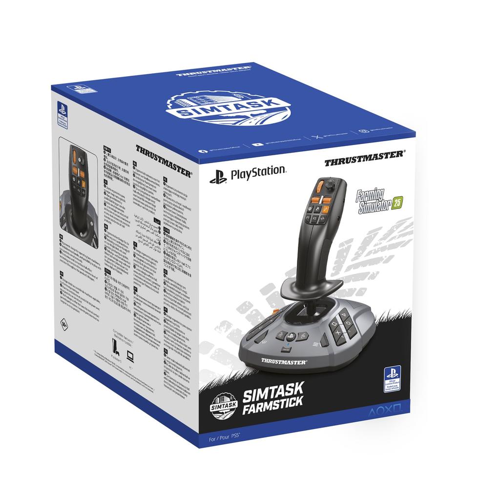 Thrustmaster SimTask FarmStick Farming Simulator 2025 T248 T128 Joystick with PS5 and (Compatible PC)