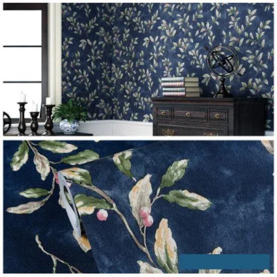 Retro Non-Woven Wallpaper Self-Adhesive Three Dimensional Bedroom Living Room Dormitory TV Background Wall Wallpaper Self-Adhesi