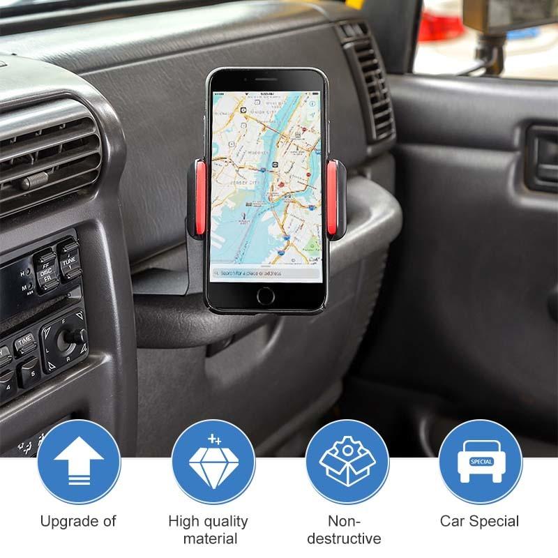 Držák interkomu do auta Držák klipu na mobilní telefon Stojan Vhodný pro Jeep Wrangler TJ 1997-2006 Příslušenství interiéru auta
