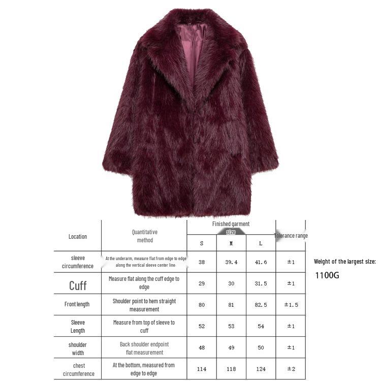 Women's Winter Lambswool Thick Cardigan Coat - New Fur Series