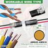 Double Wire Plug In Connectors Screwless Quick Dual Wire Terminal Block Suitable For Hard Wires