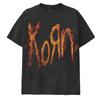 Men's Korn Flame Logo T-shirt XX-Large Black
