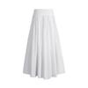 Navigare Women's Pleated A-Line Long Skirt
