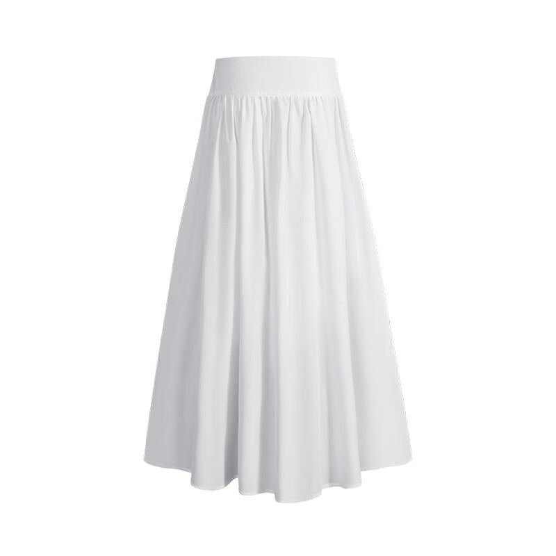 Navigare Women's Pleated A-Line Long Skirt