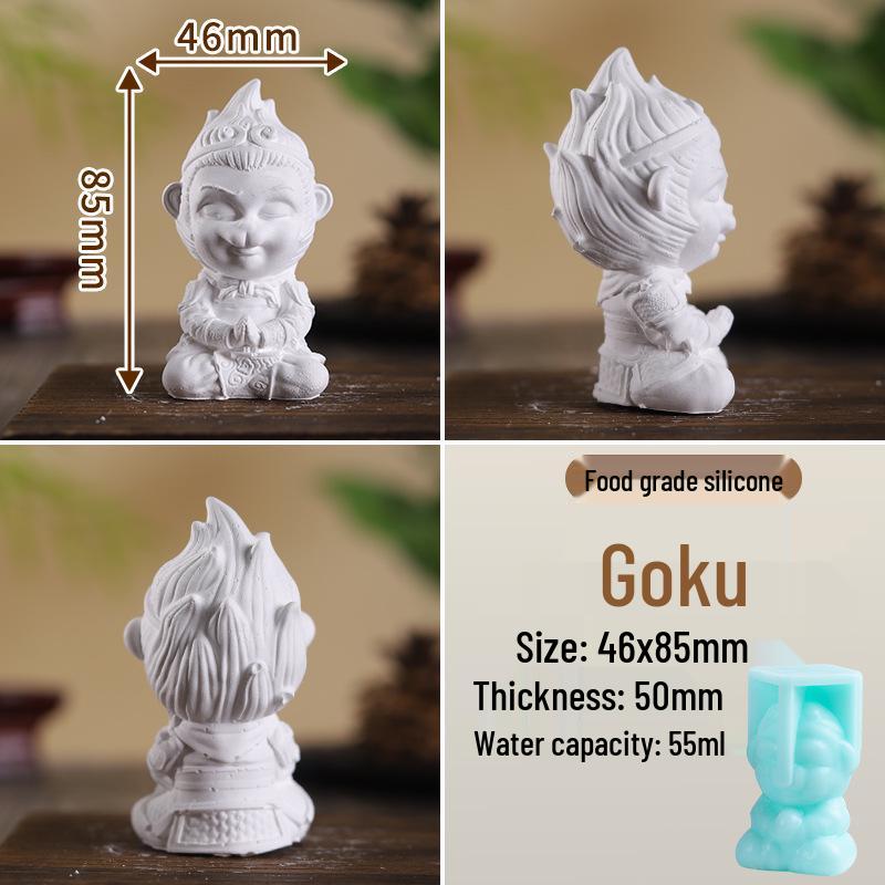 Teddy Bear Silicone Mold for DIY Crafts and Incense Stones