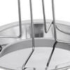 Stainless Steel Vertical Chicken Roaster Detachable Turkey Roaster Chicken Roaster Rack  BBQ