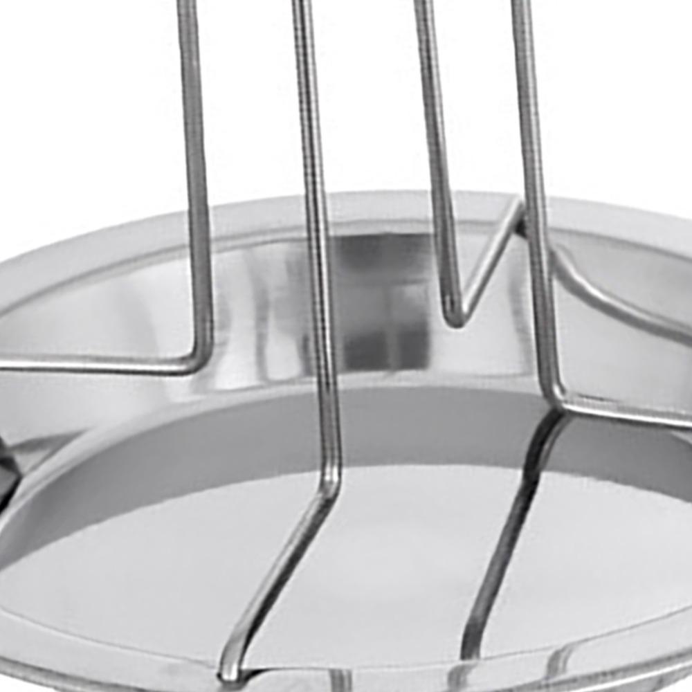 Stainless Steel Vertical Chicken Roaster Detachable Turkey Roaster Chicken Roaster Rack BBQ