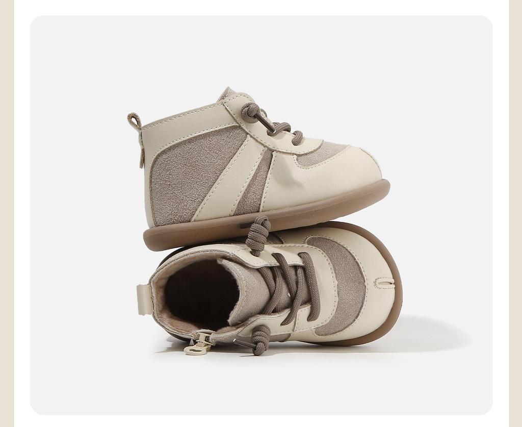 Autumn/Winter Unisex Baby Cotton Soft Sole Non-slip Shoes - Versatile Fashion for Infants & Toddlers