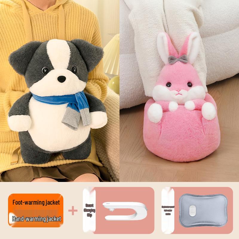 Electric Explosion-Proof Hot Water Bottle: Hand and Foot Warmer for Girls' Bed