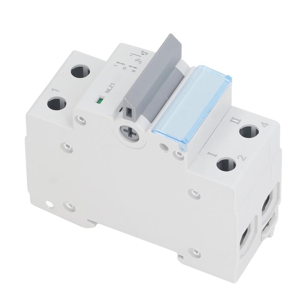  Power Manual Transfer Switch DIN Rail Mounting Single Side Interlock 1P Home Transfer Switch 23