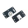 Sliding Door Track Roller Set - Wear-Resistant Concave Wheel for Cabinet Doors, High-Quality Cold-Rolled Steel