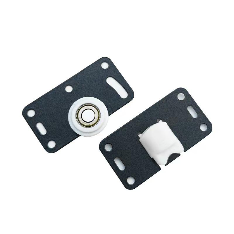 Sliding Door Track Roller Set - Wear-Resistant Concave Wheel for Cabinet Doors, High-Quality Cold-Rolled Steel