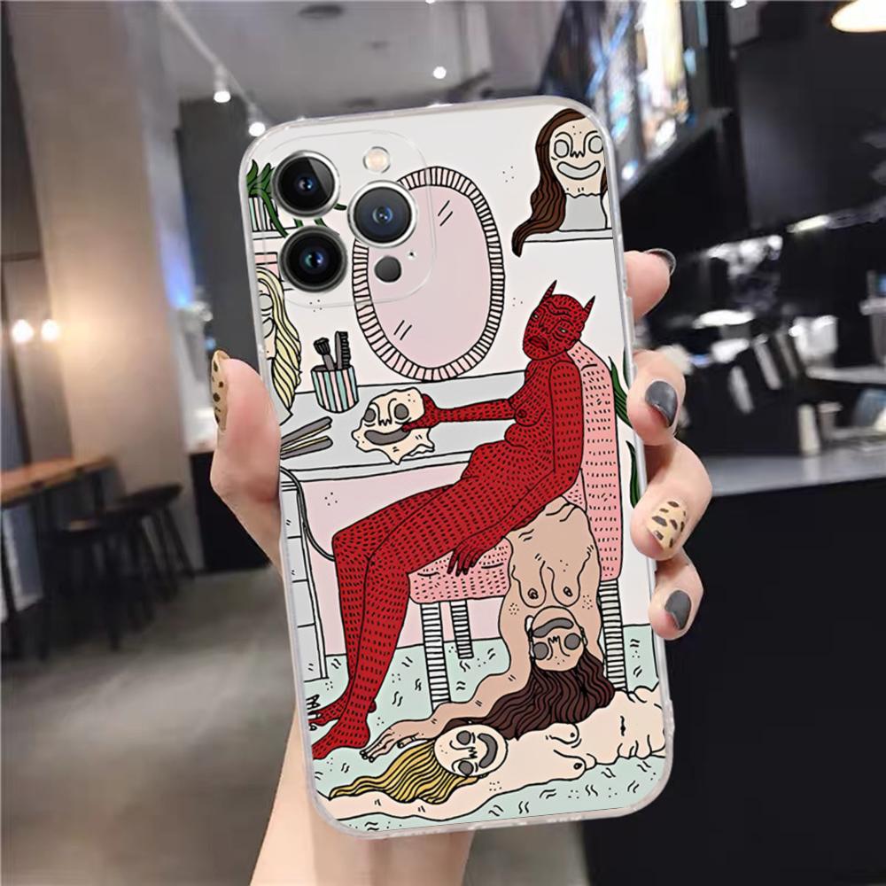 Polly Nor print Phone Case For iPhone 15 14 11 12 13 Mini Pro XS Max Cover 6 7 8 Plus X XR SE 2020 Funda Shell