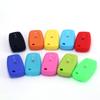 Silicone Car Key Cover Case For Ford Ranger Fusion Mustang Explorer Ecosport Edge S-Max Ranger Remote Car Key Holder 3Buttons