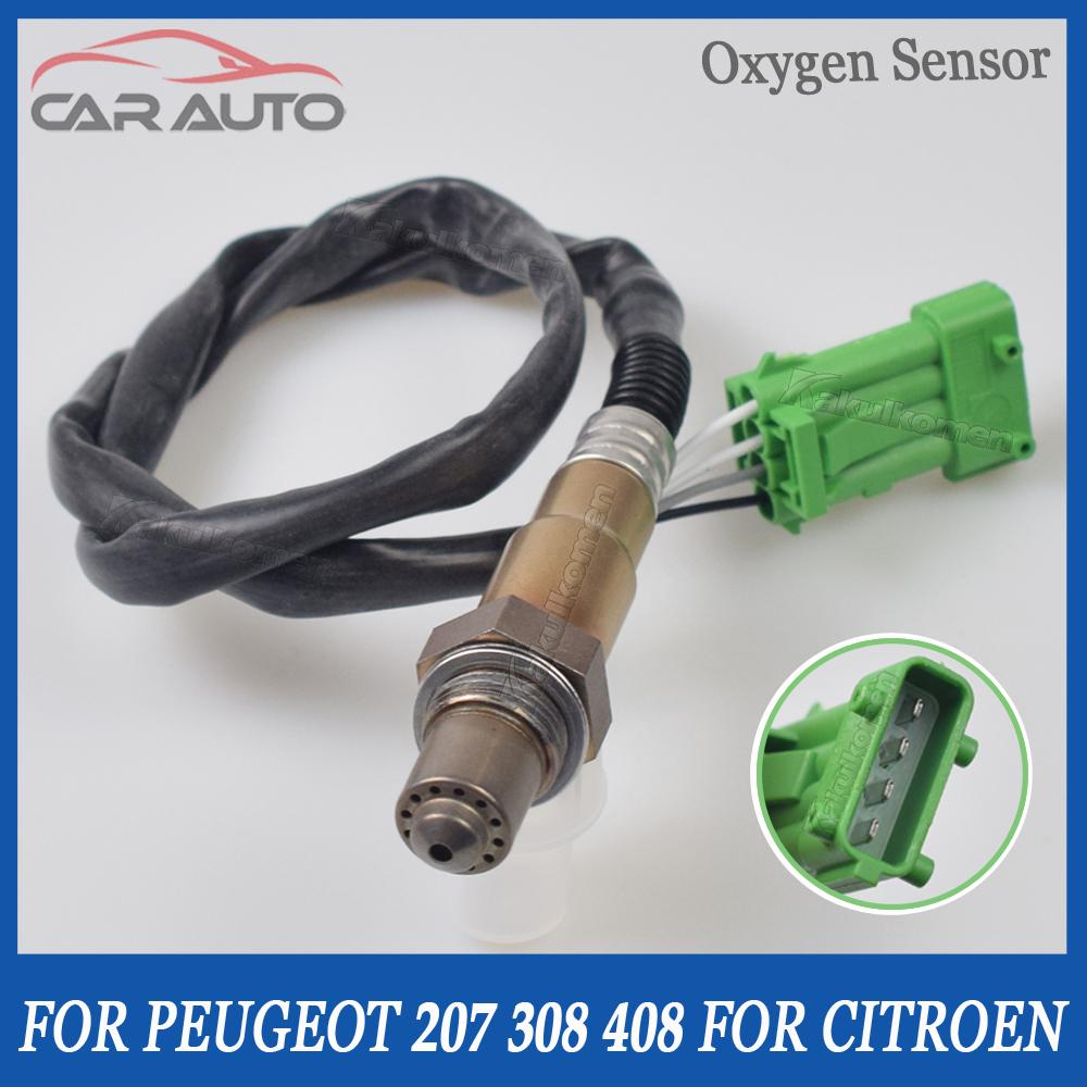 0258010081 Lamda Oxygen Sensor For Peugeot 207 308 408 5008 508 RCZ 1.4l 1.6l Engine Code EP3 EP6 EP6DT CITROEN 1618HC 1618.HC