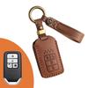 The key case is suitable for Honda key cover, Fit Civic Accord Crown car key cover, genuine leather.