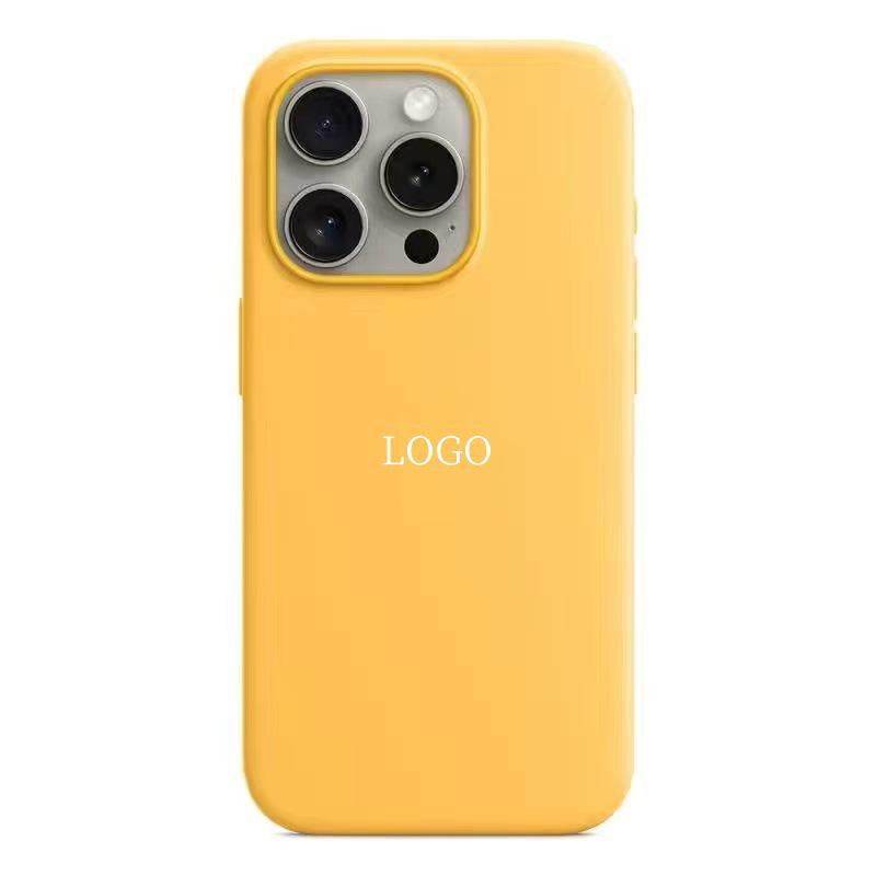 Magnetic Liquid Silicone Protective Case for iPhone 15 Pro Max - Drop-proof, Skin-friendly, with Animation Pop-up Feature