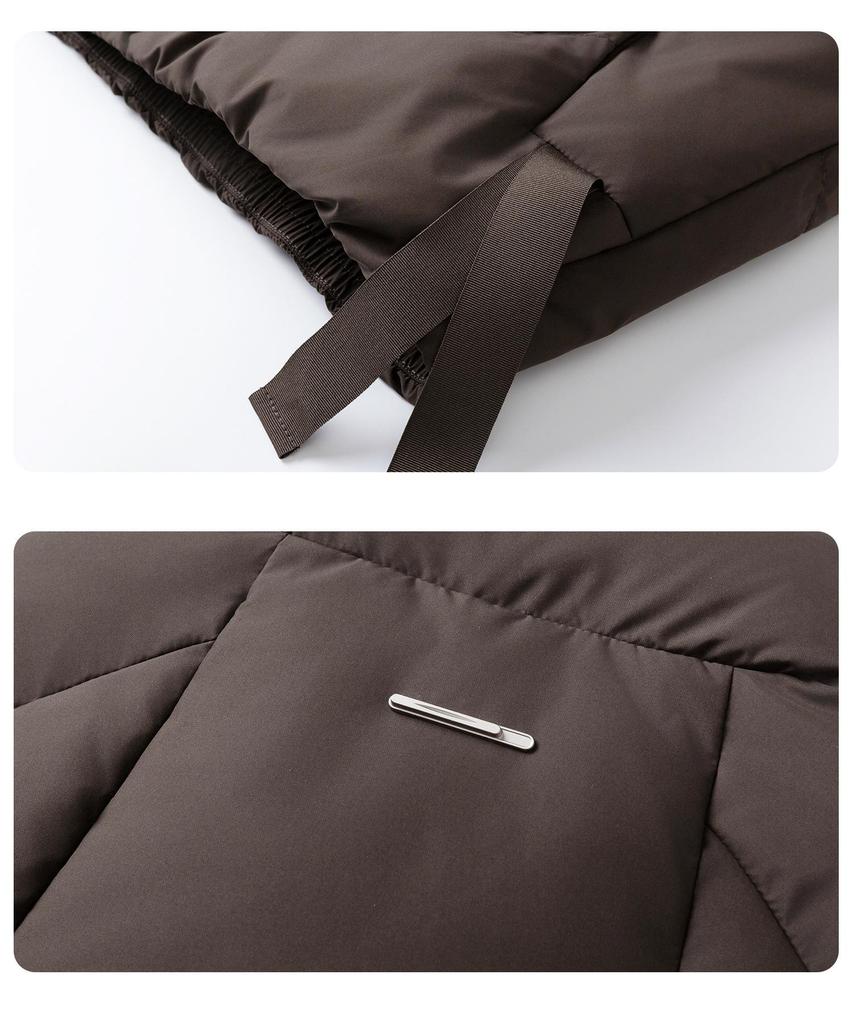 Stehkragen Herren Winter Daunenweste - Verdickt Trendig Koreanischer Stil Oberbekleidung