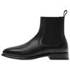 Leather Casual Versatile Comfortable Trendy Vintage Short Chelsea Boots Men Boots Black 12026520800